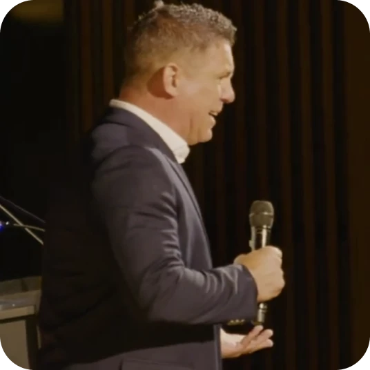 Social media video content from a conference event